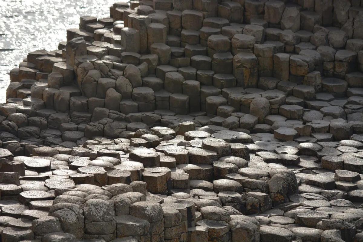 Giants Causeway basalt columns Northern Ireland coastline